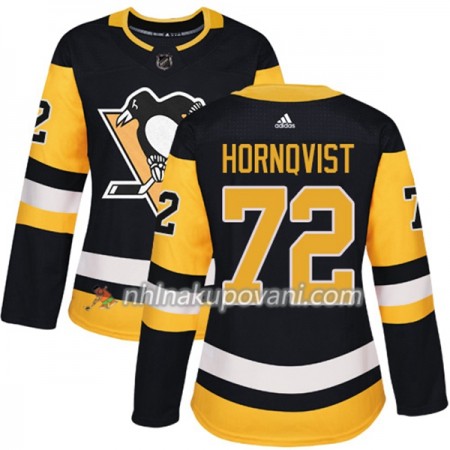 Pittsburgh Penguins Dresy Patric Hornqvist 72 Adidas 2017-2018 Černá Authentic - Dámské